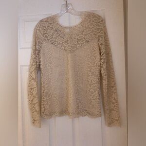 Elegant Lace Long Sleeve Top